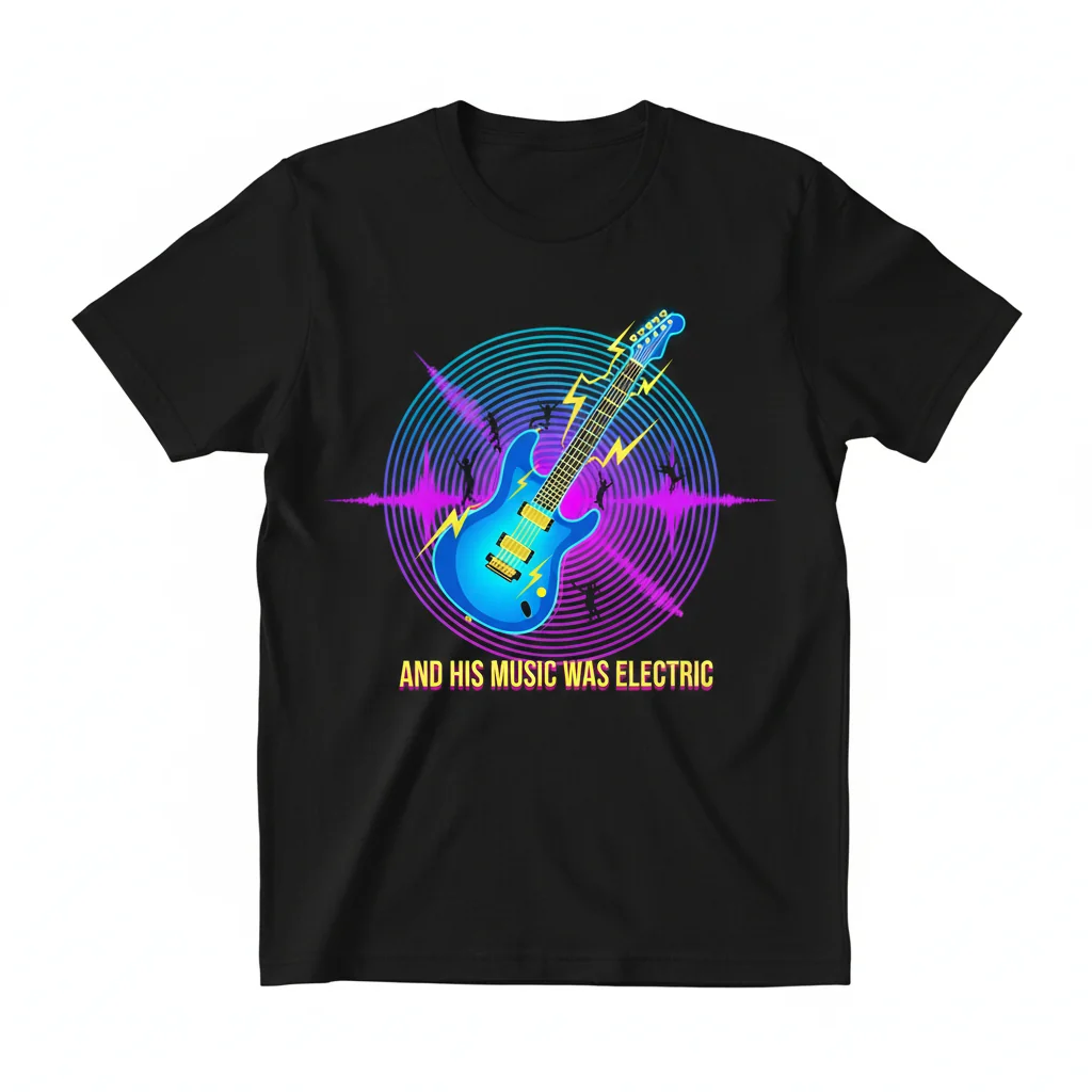 Electric Rhythms: The Essential Artistic Expression Tee