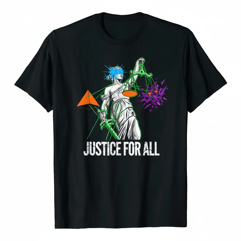 And Justice for All: A Symphony of Style & Sound Tee