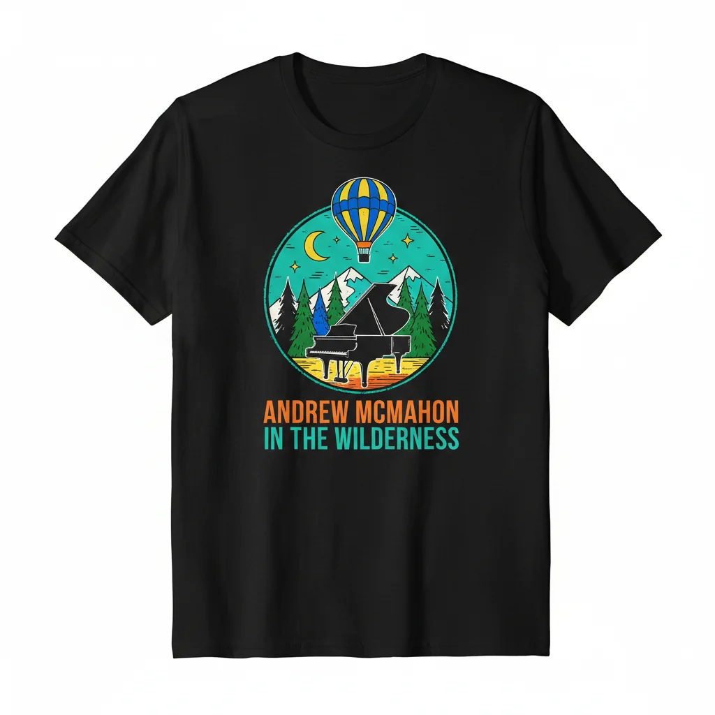 Andrew McMahon in the Wilderness T-Shirt | Indie Pop Band Merch Tee