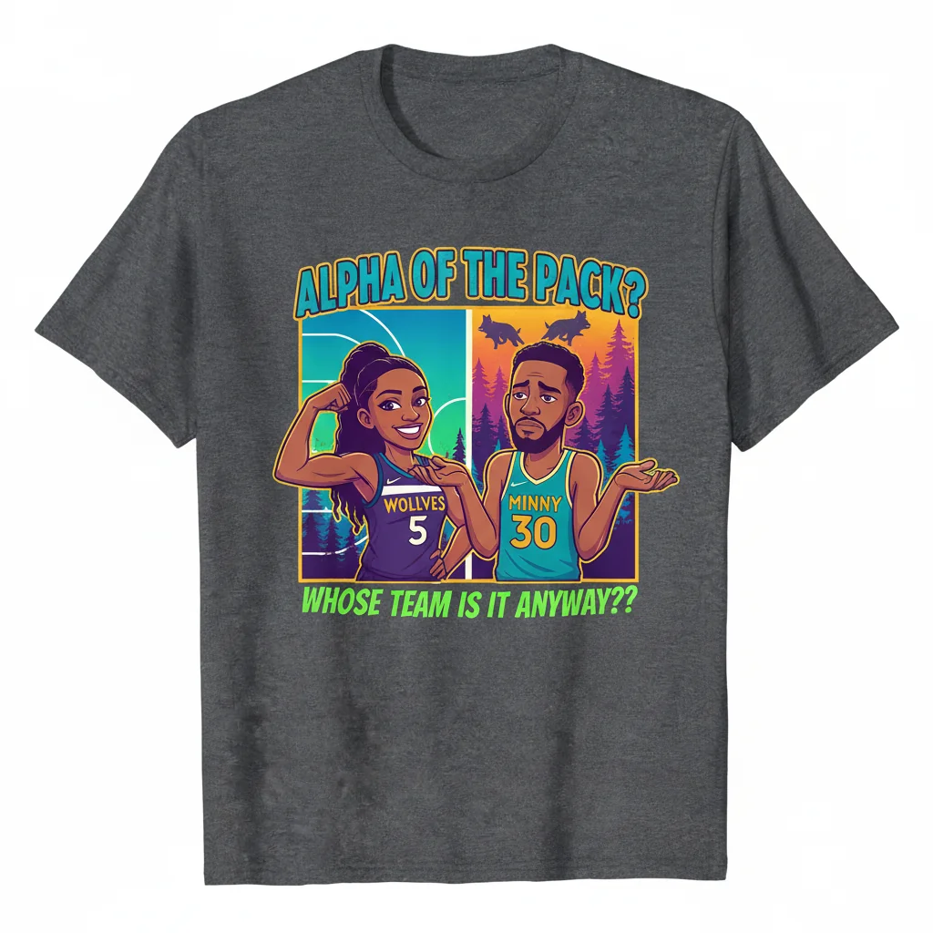 Angel Reese Julius Randle Minnesota Timberwolves NBA Meme T-Shirt