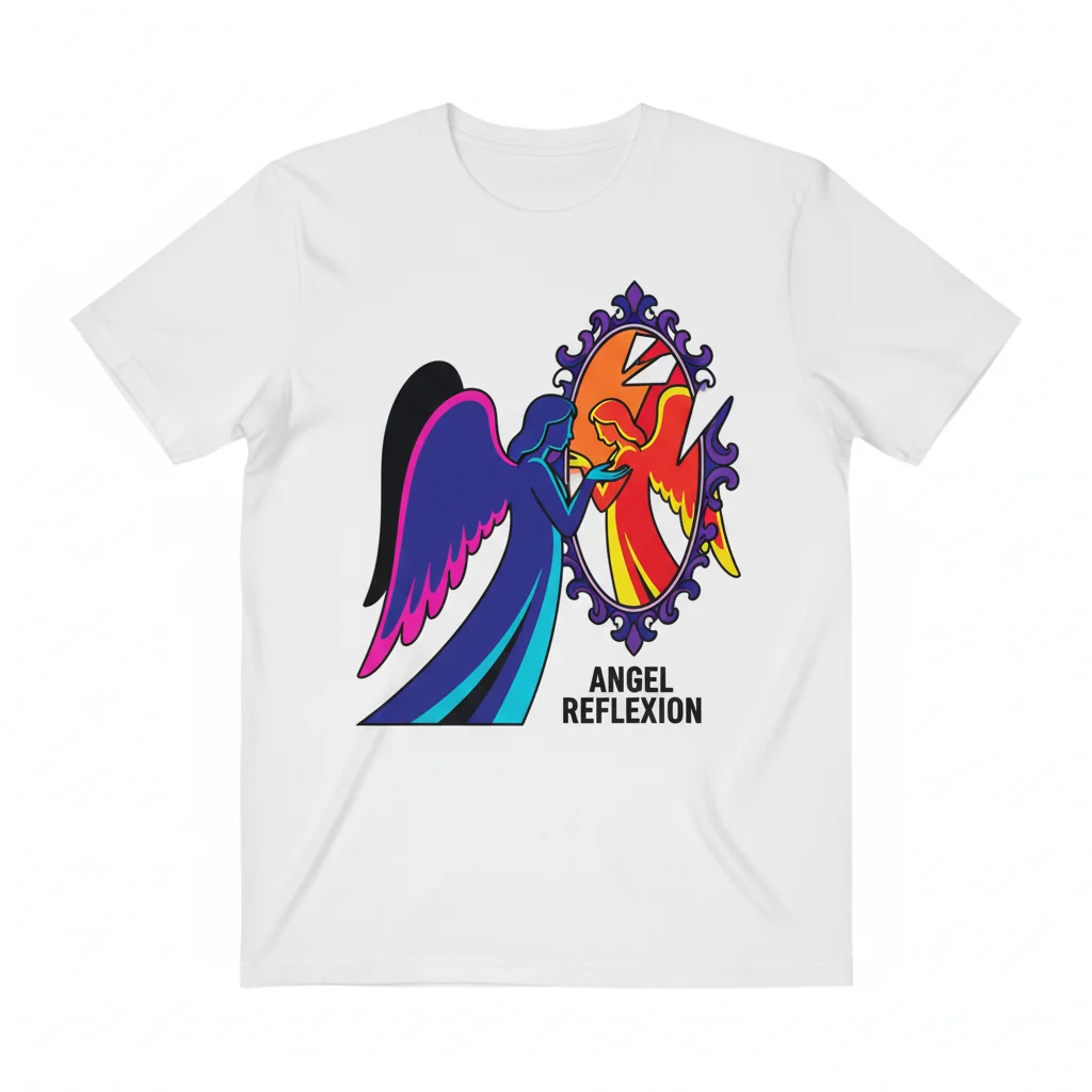Angel Reflexion Essential T-Shirt – Premium Cotton, Retail Fit & Durable Design
