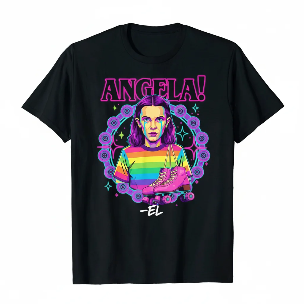 Stranger Things 'Angela!' El Essential T-Shirt - Premium 100% Cotton Tee