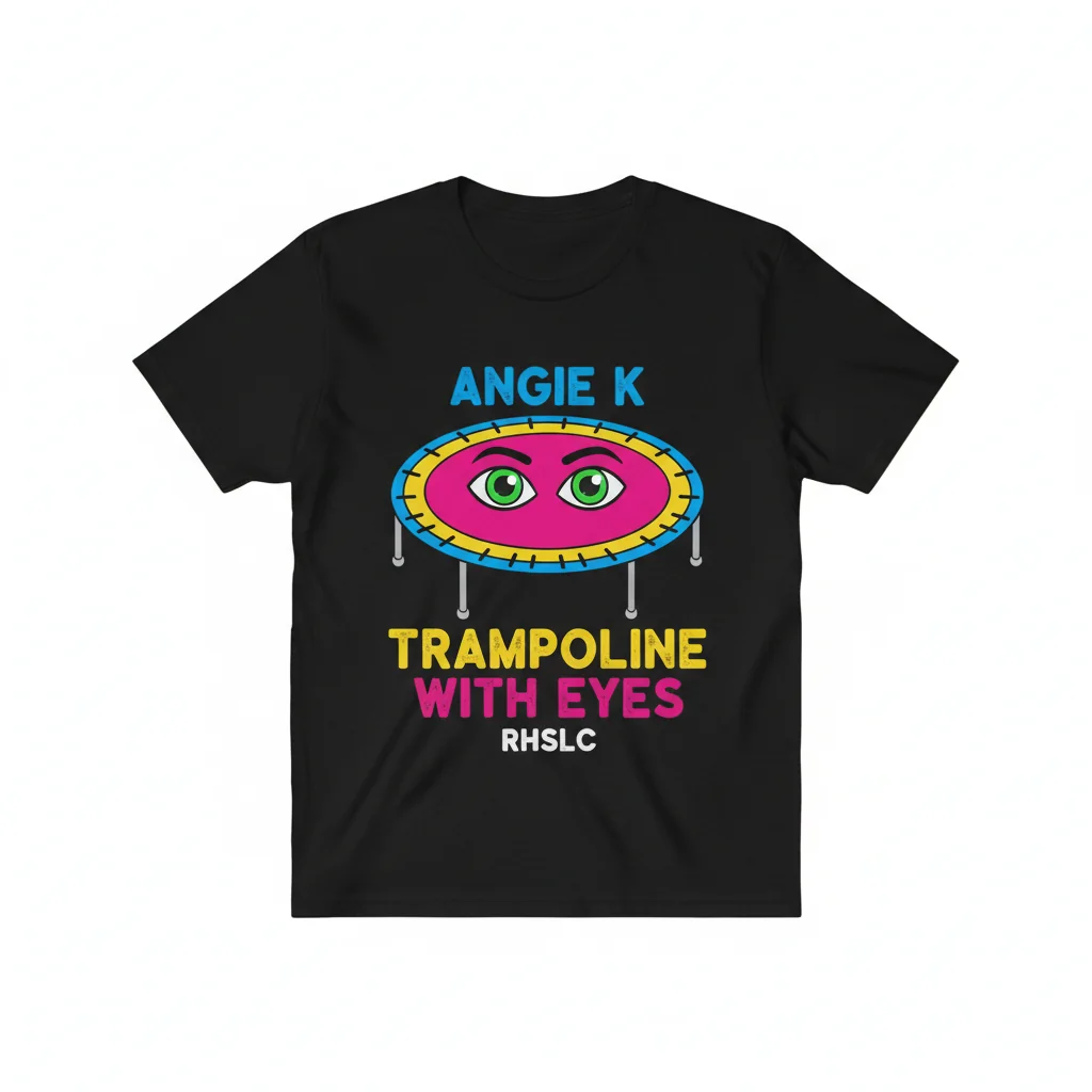 ANGIE K 'Trampoline With Eyes' RHOSLC Essential Tee