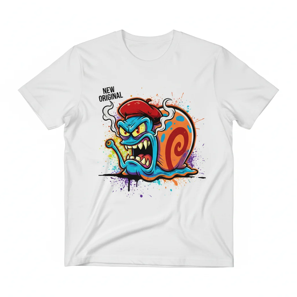 Angry Gary The Snail Essential T-Shirt - Funny Cartoon Animal Graphic Tee