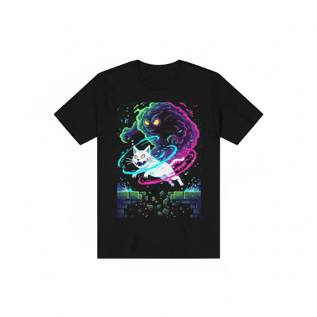 Animal Well Ghost Chase Premium Tee