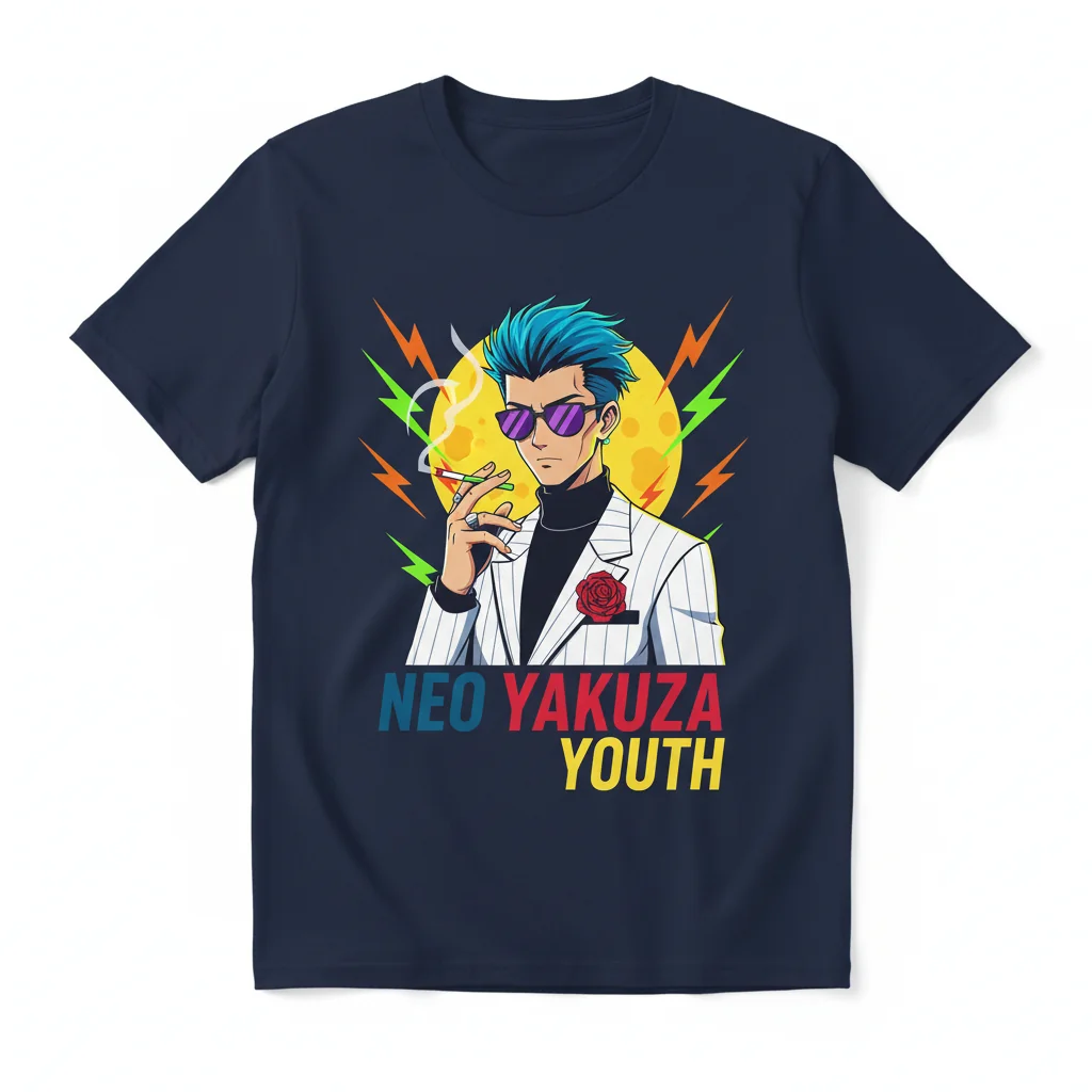 Anime Mafia Boy Premium Active T-Shirt – Stylish & Comfortable