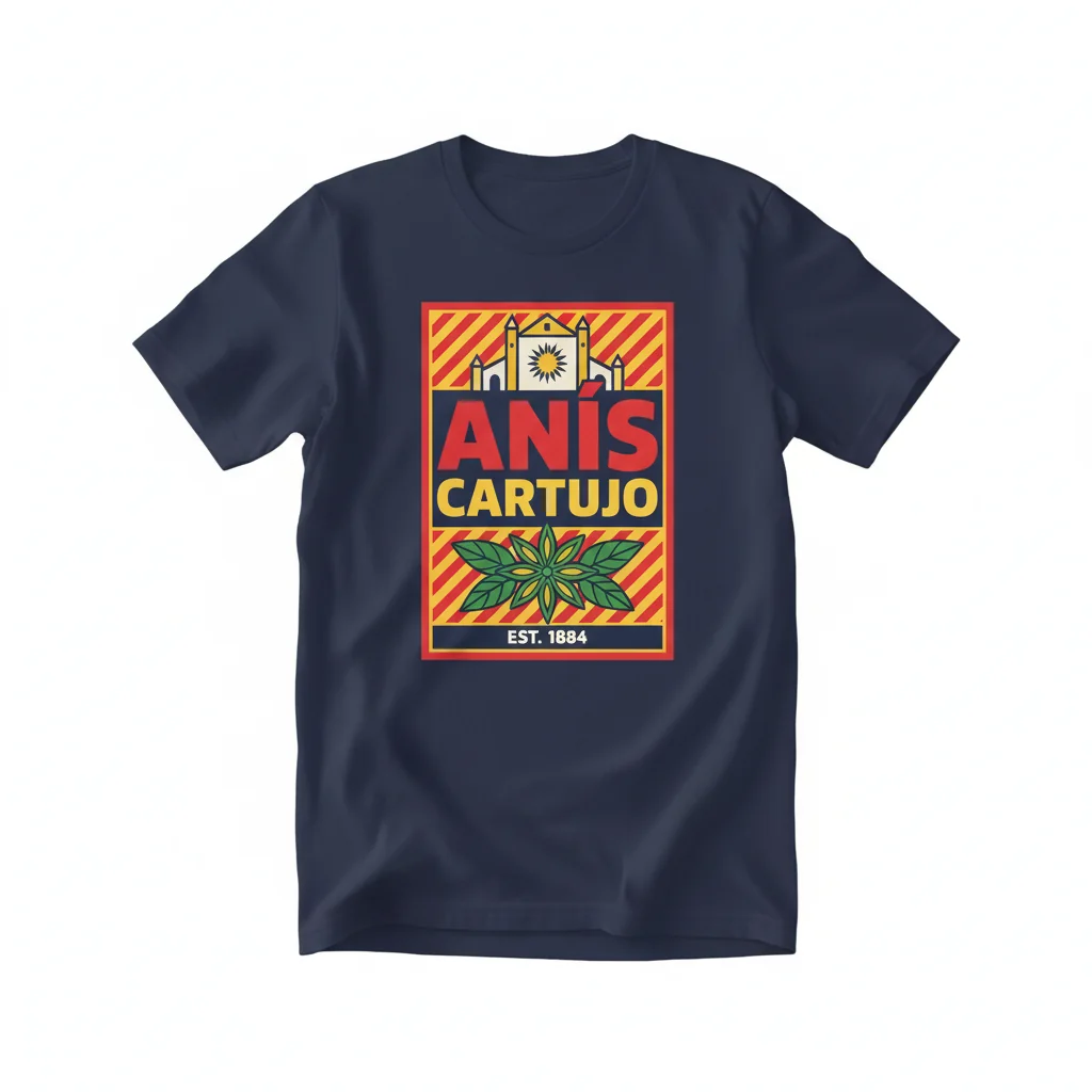 Camiseta Esencial "ANÍS CARTUJO": Estilo Duradero y Comodidad Superior