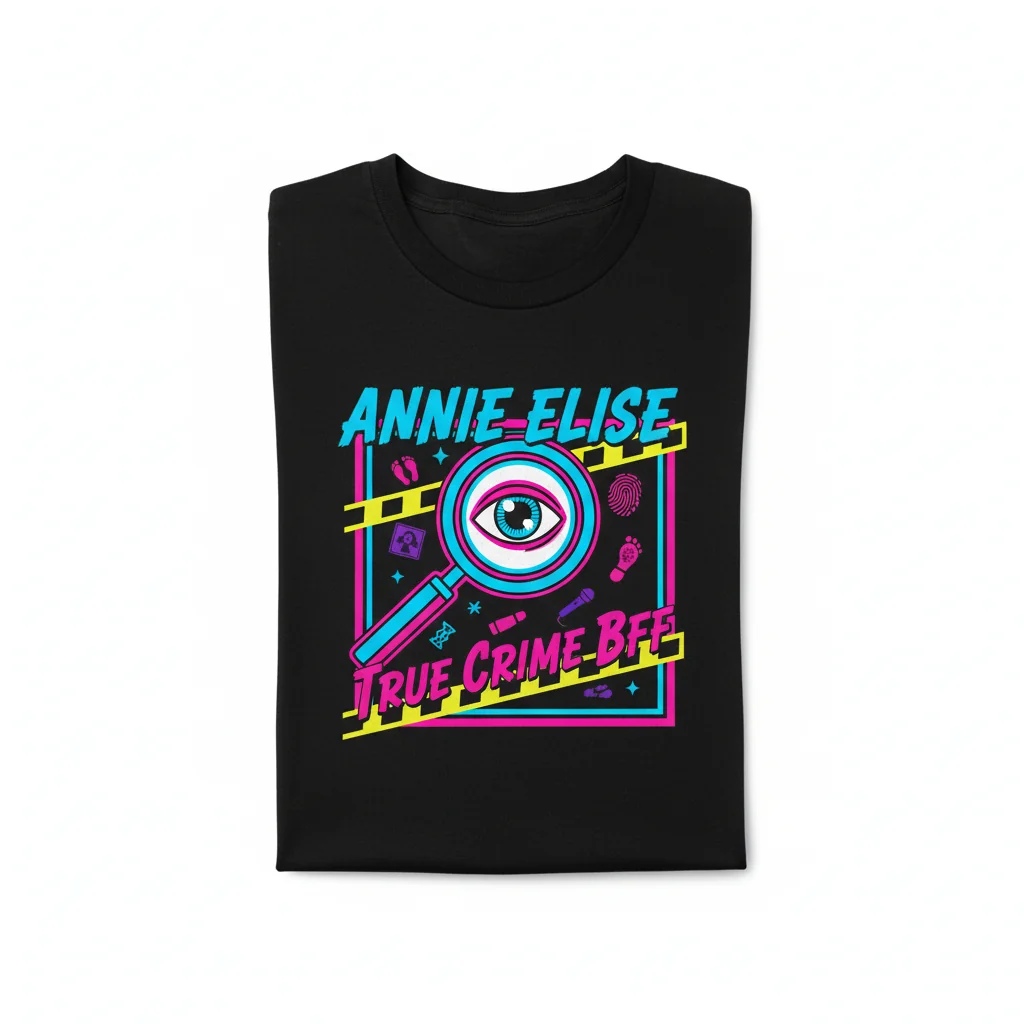 Annie Elise True Crime BFF Tee – Your Cozy Companion