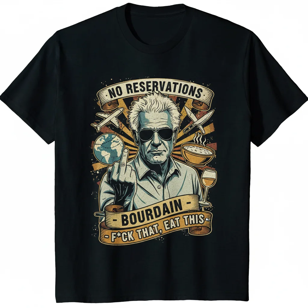 The Bourdain Spirit: Vintage Homage Tee