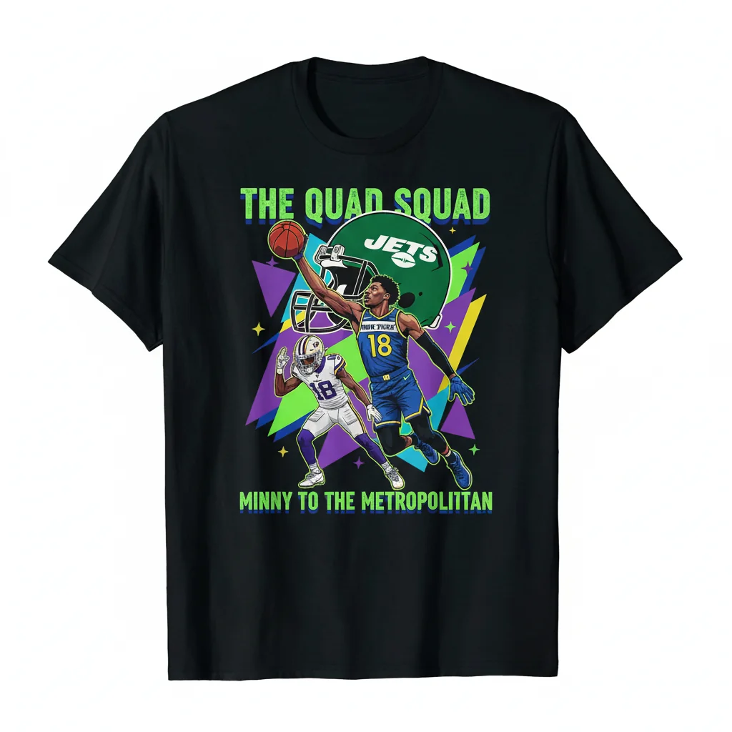 Anthony Edwards & Justin Jefferson Fan Tee: Ultimate Comfort & Lasting Style