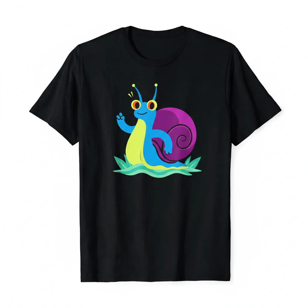 Anthro Snail Essential T-Shirt – Premium Ring-Spun Cotton Tee for Men & Women