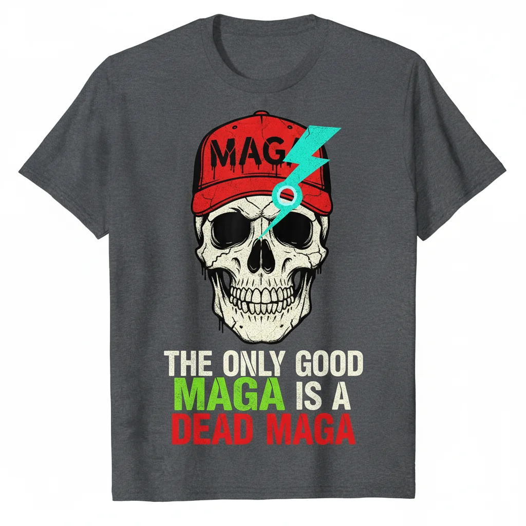 Anti-Maga: The Only Good Maga Is a Dead Maga – Durable, Eco-Friendly Essential T-Shirt