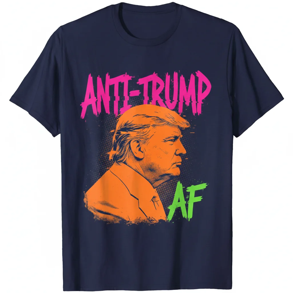 Anti-Trump AF Essential T-Shirt: Bold Statement, Lasting Comfort 1 Anti-Trump AF Essential T-Shirt: Bold Statement, Lasting Comfort
