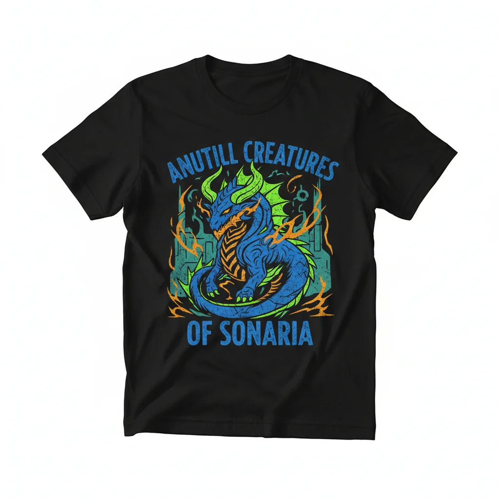 Anutill Creatures of Sonaria Essential Tee – Unique Gaming Apparel