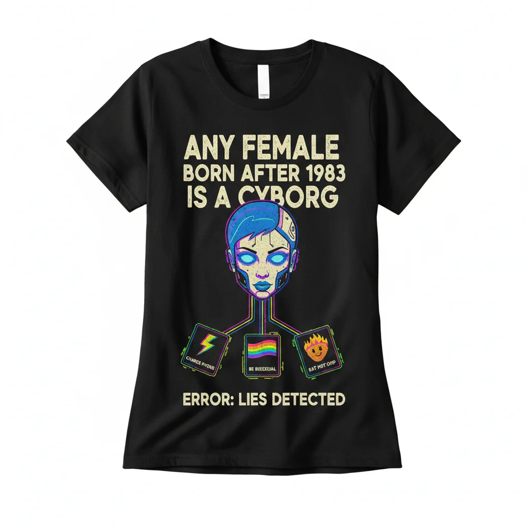 Any Female Born After 1983 Copypasta Meme T-Shirt - Essential Humorous Tee