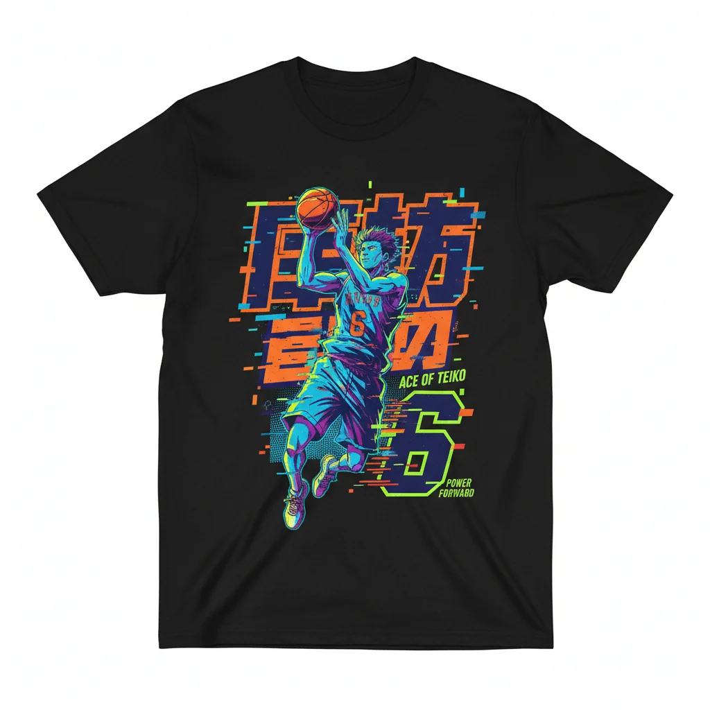 Aomine Daiki Jersey Tee - Embody the Ace of Teikou