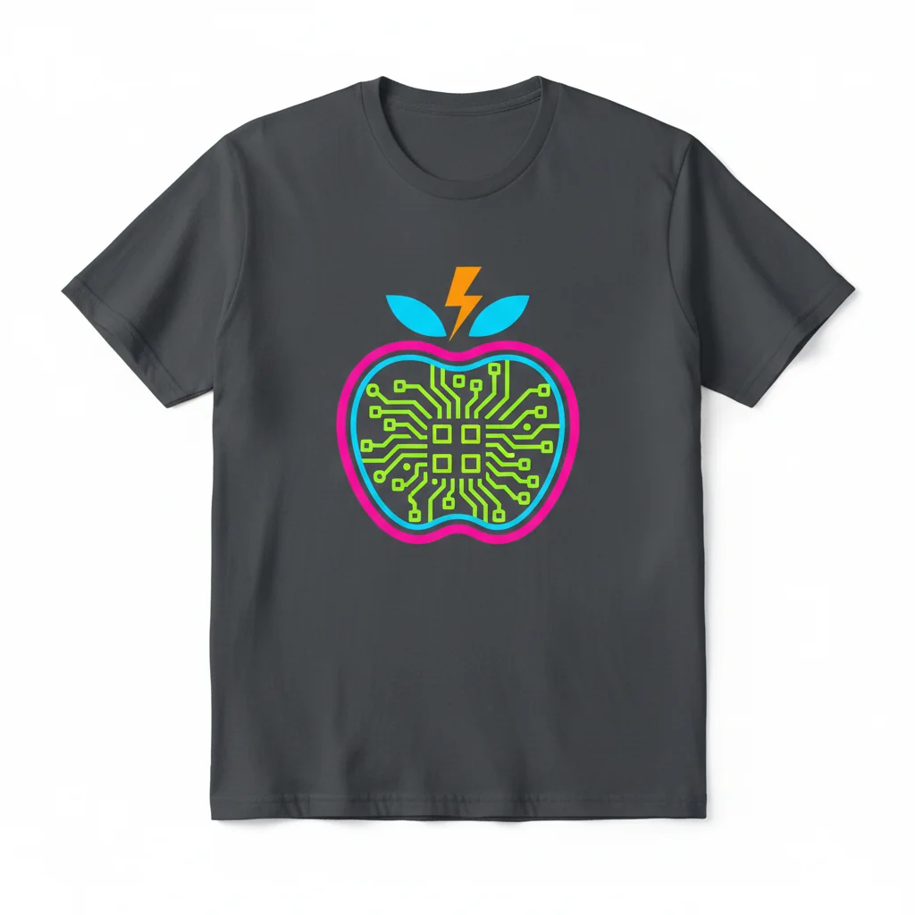 Embrace Your Inner Techie: The Apple Inspired Essential T-Shirt