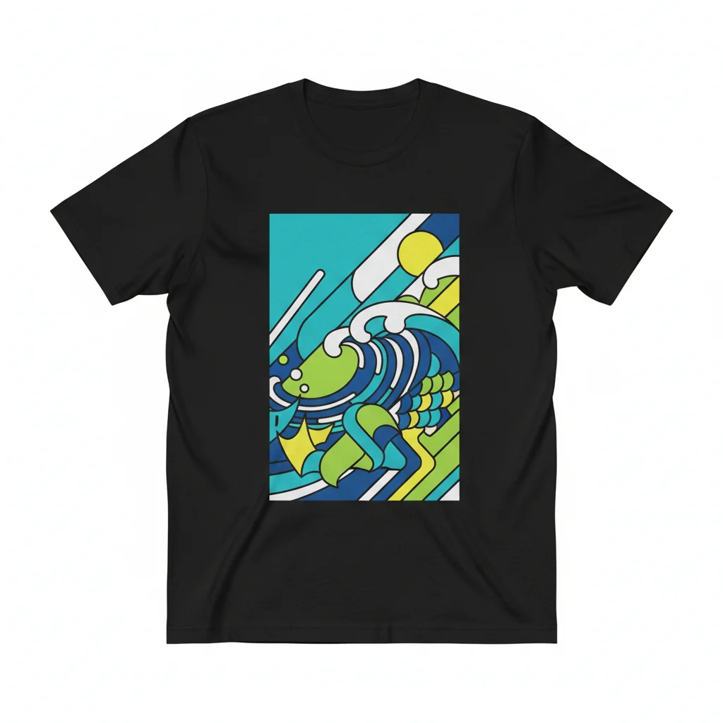 Aqua Blue Essential T-Shirt – Premium Solid Color Cotton Tee