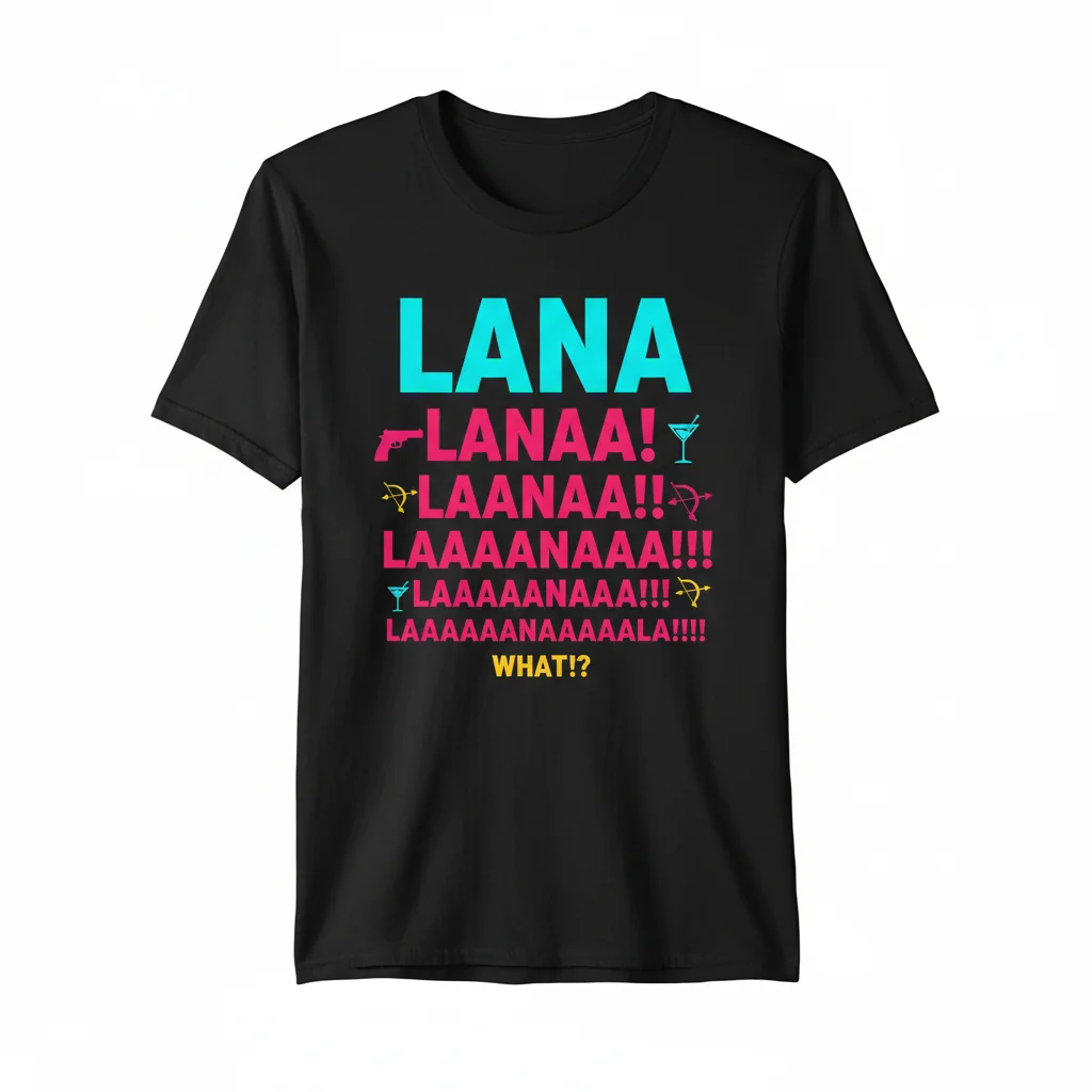 Lana's Archer Eye Test: A Vision of Everyday Art Essential T-Shirt