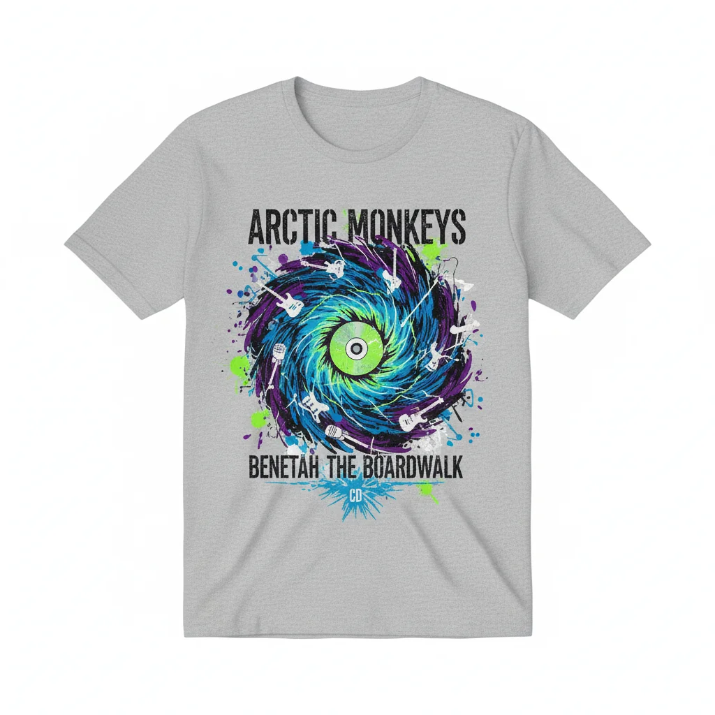 Arctic Monkeys 'Beneath The Boardwalk' – Echoes of Indie Rock Active Tee