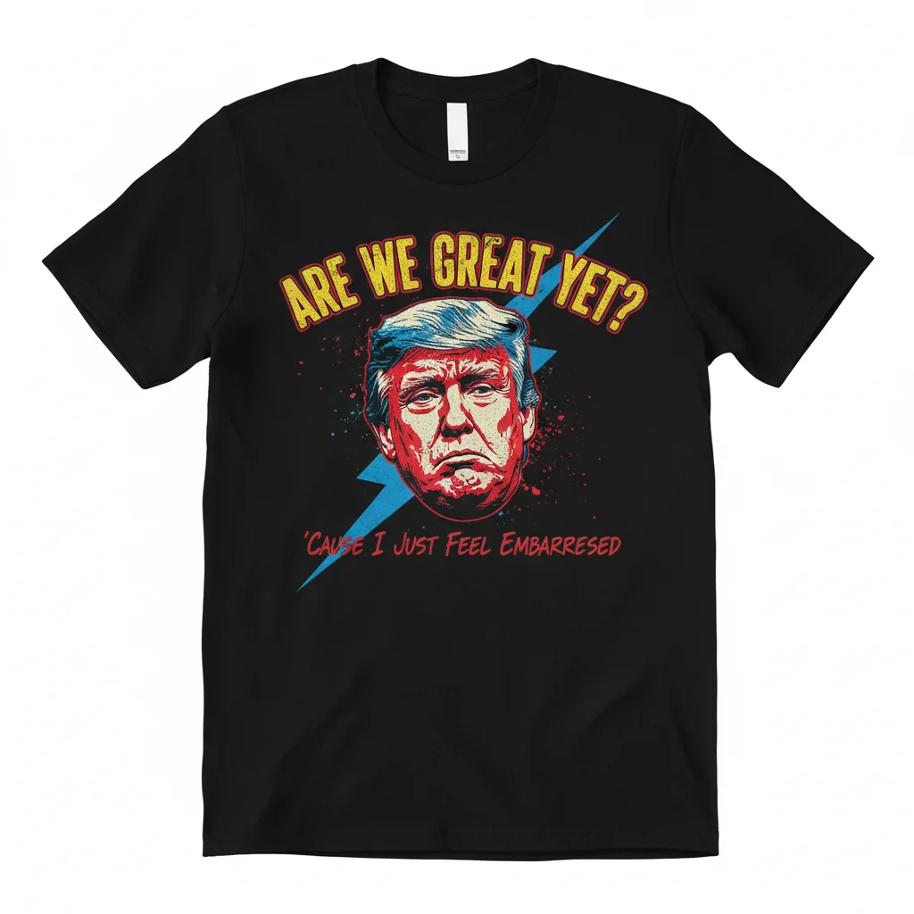Embarrassed Yet? Anti-Trump Statement T-Shirt - Essential Fit
