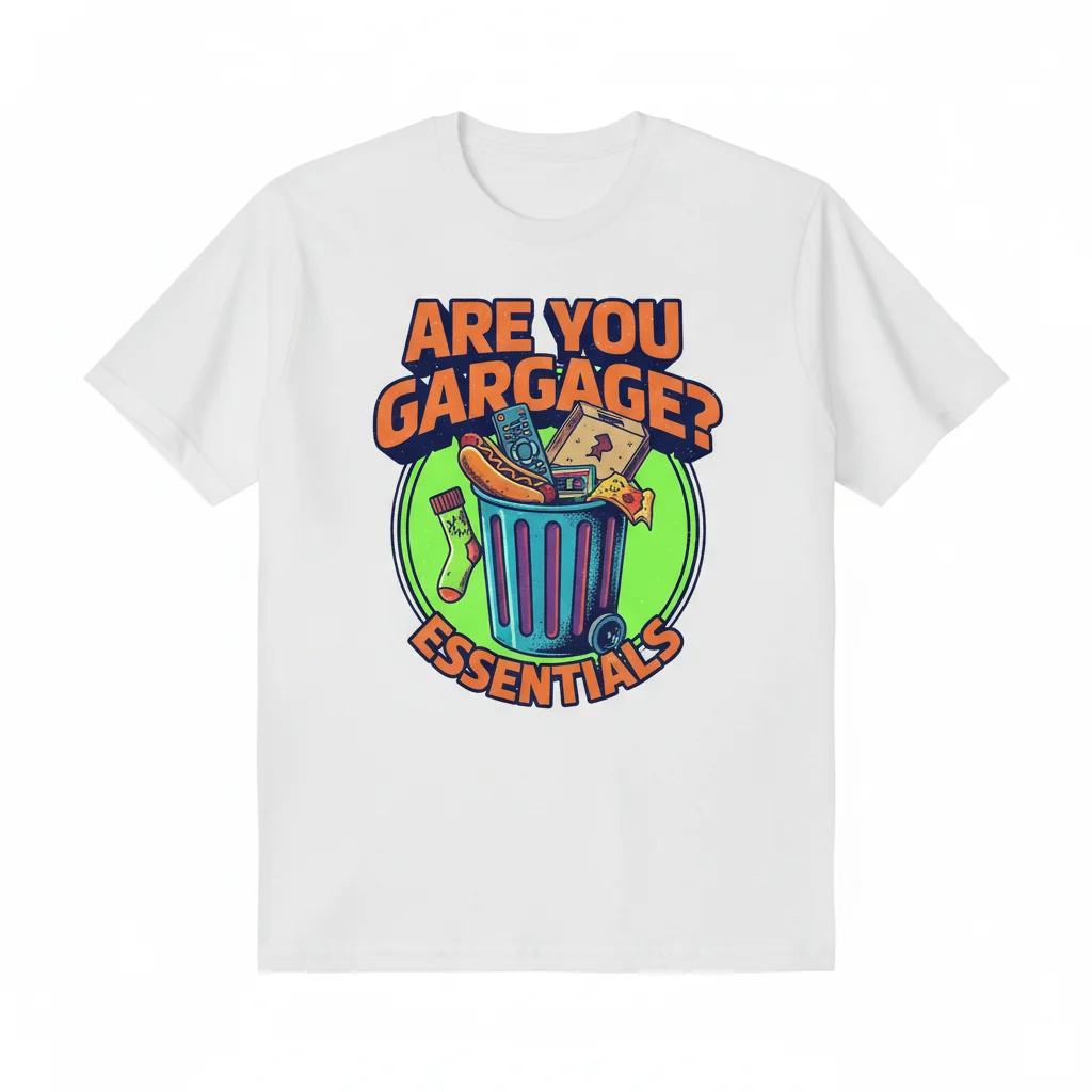 "Are You Garbage?" Essential T-Shirt: Wear Your Story, Embrace the Vibe