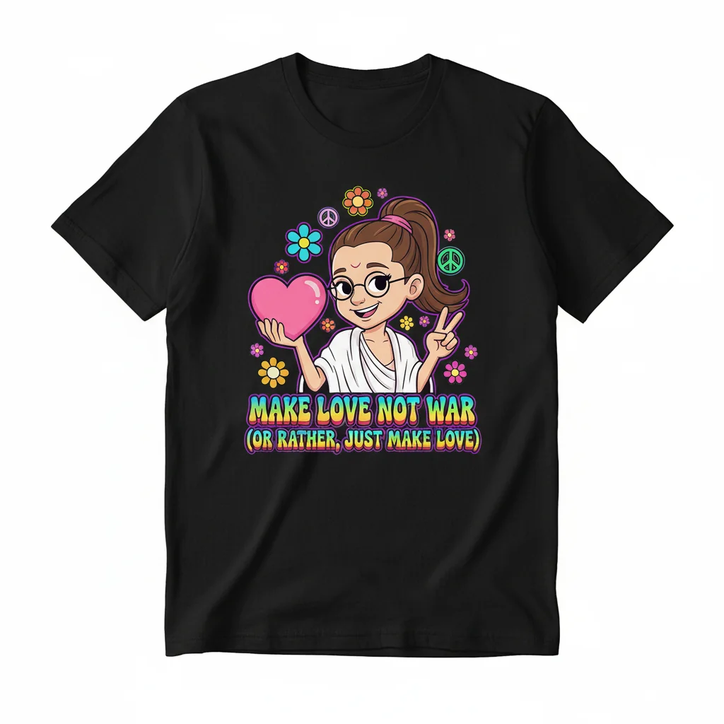 Ariana Ghandi "Love, Not War" Essential Tee