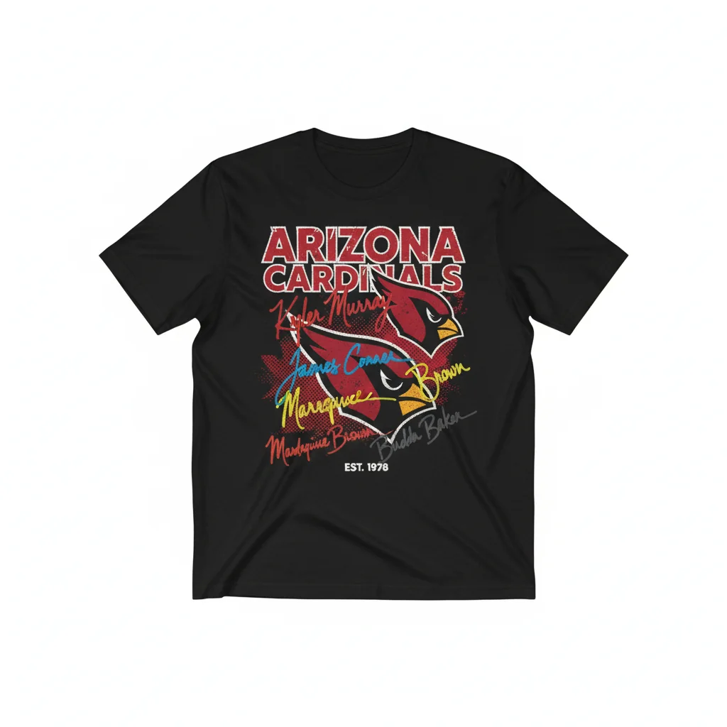 Autographed Arizona Cardinals Fan Shirt – Star Signatures Edition
