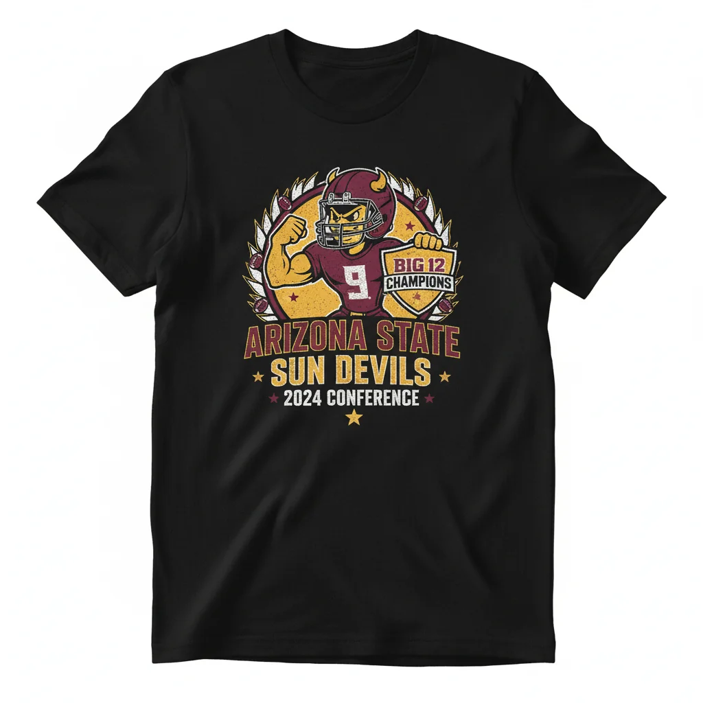ASU Sun Devils '24 Big 12 Champs Tee