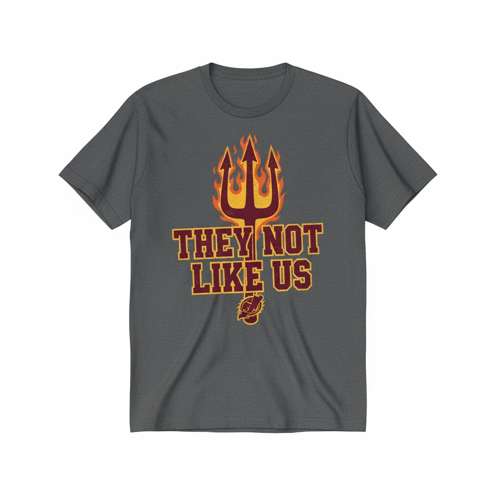 Arizona State Sun Devils Football 'They Not Like Us' Premium Fan Tee