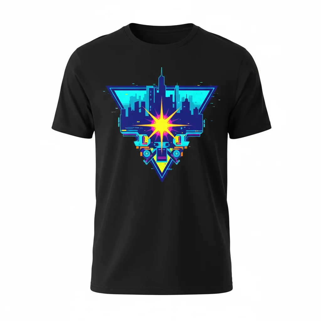 Arknights Aegir Emblem 2 T-Shirt: Unyielding Durability, Vibrant Style