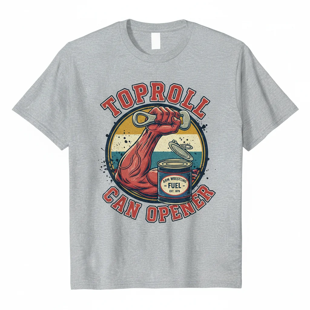 Arm Wrestling Can Opener Toproll Essential T-Shirt – Unique Graphic Tee