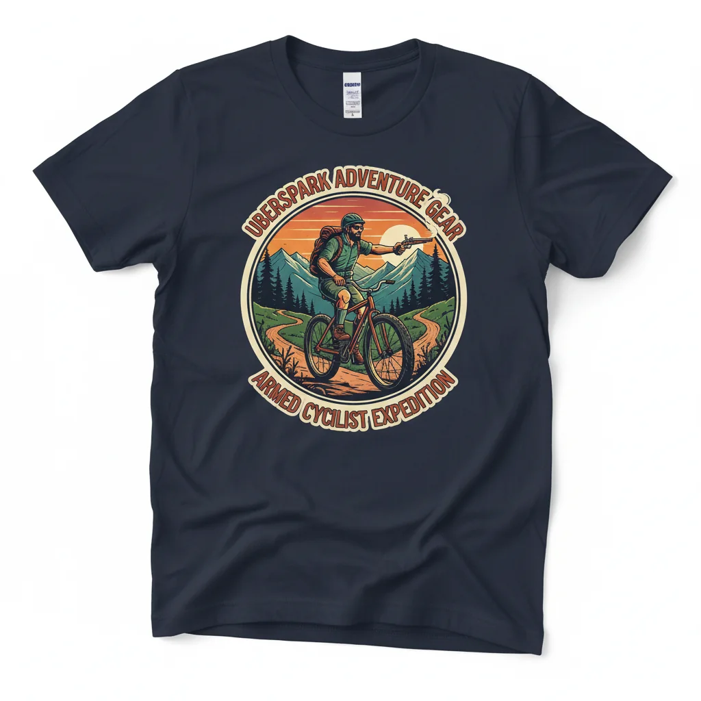 Armed Cyclist Adventure Essential T-Shirt - Premium Unisex Tee