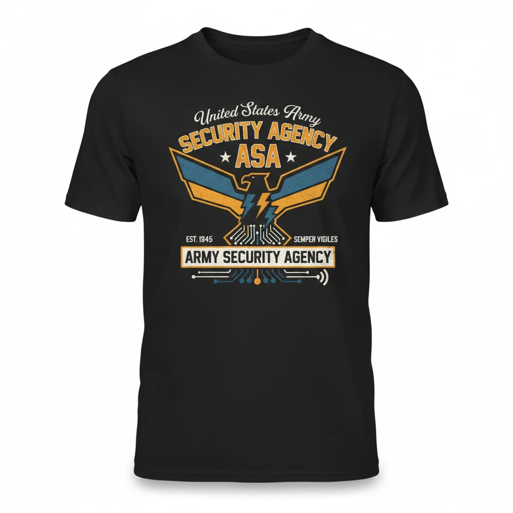 Army Security Agency Essential T-Shirt - Premium Cotton, Comfortable Fit