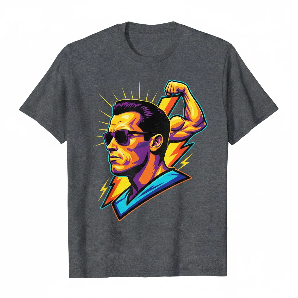 The Schwarzenegger Tribute Tee: Iconic Wearable Art