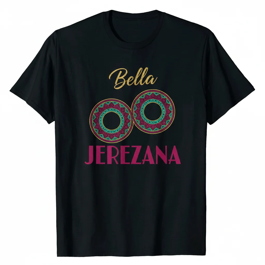 Arracadas Jerezanas Bella Jerezana – Camiseta Esencial Duradera y Cómoda