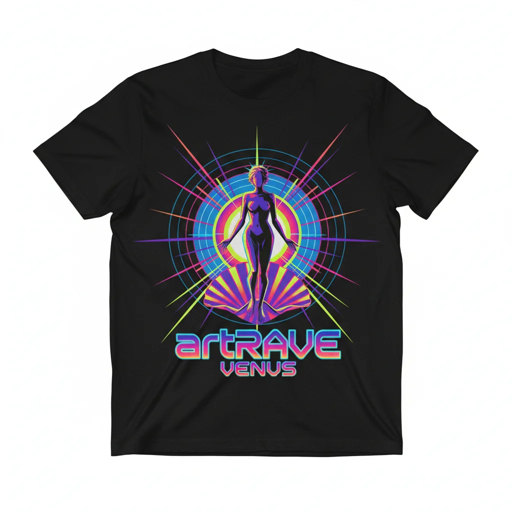 artRAVE: Venus Essential T-Shirt – Durable, Vibrant & Perfect Fit
