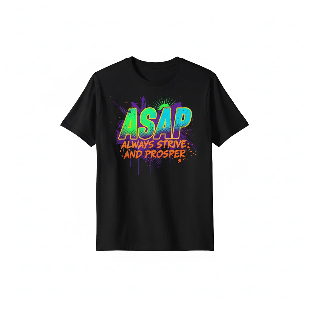 ASAP Always Strive and Prosper Premium Unisex Tee – Durable, Vibrant & Perfect Fit