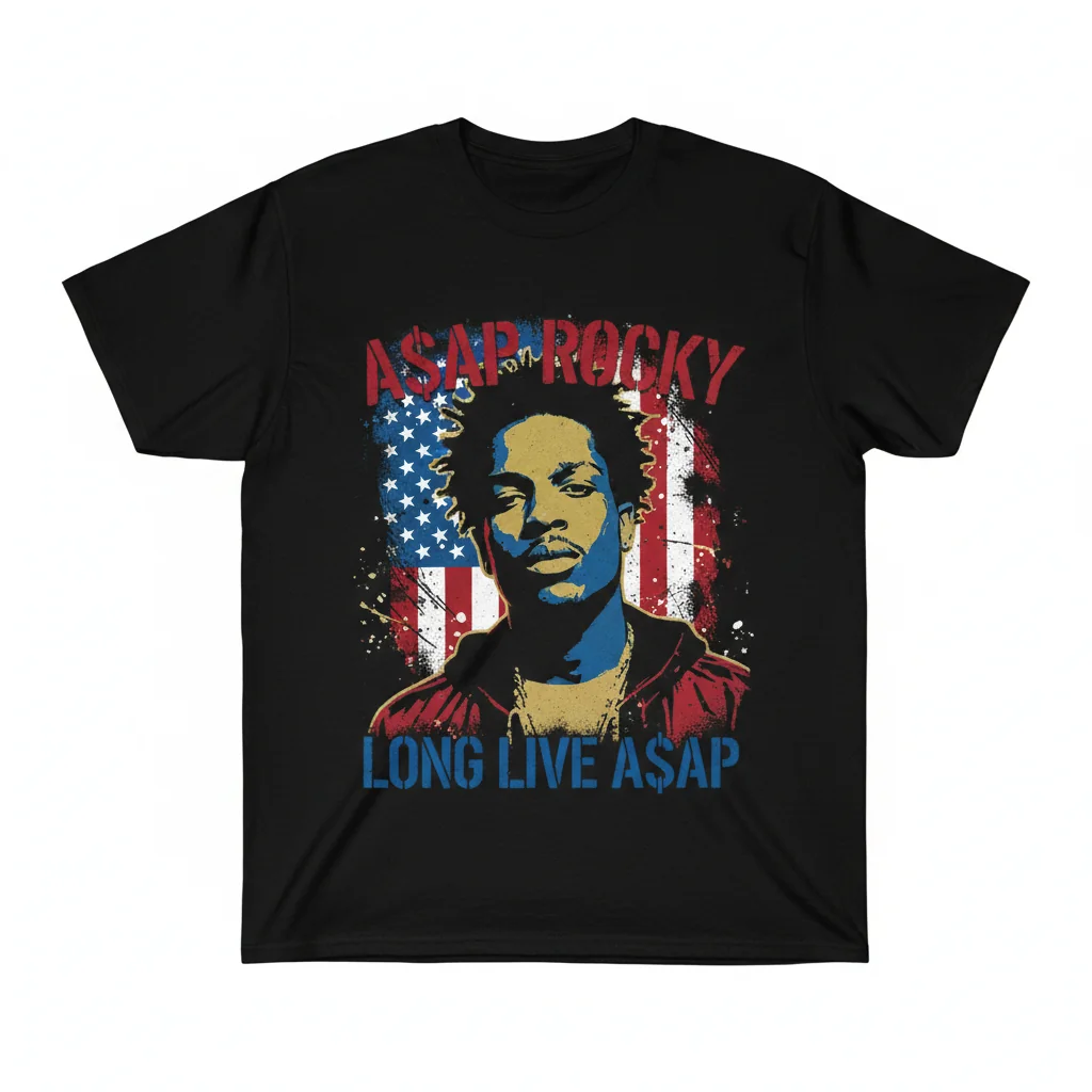 A$AP Rocky 'Long Live A$AP' Flag Tee