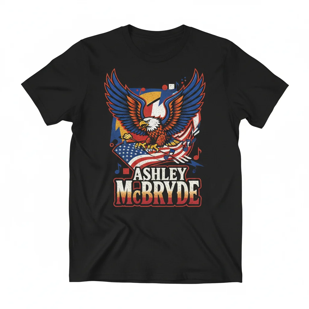Ashley McBryde Eagle Flag Tee