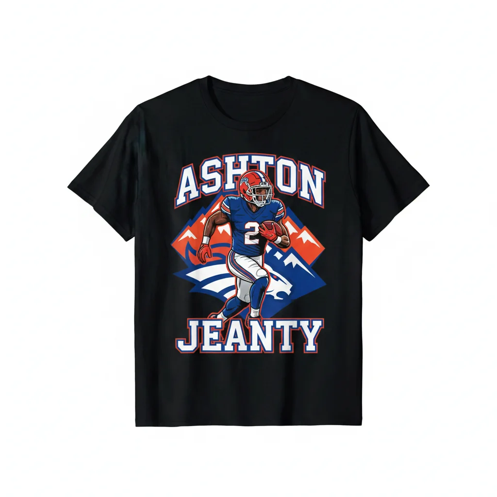 Ashton Jeanty College Football Fan Shirt - Durable & Vibrant