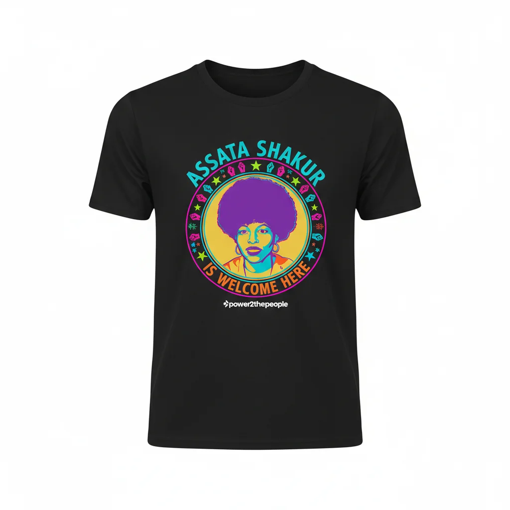 Assata Shakur Is Welcome Here Statement Tee - Empowering & Comfortable