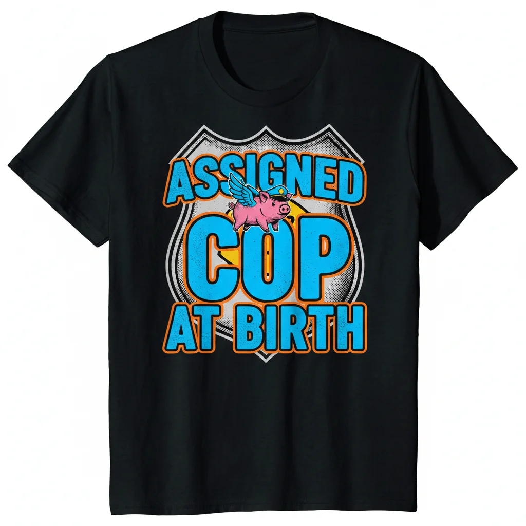 Assigned Cop At Birth: The Essential Street Tee