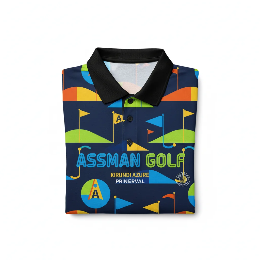 Assman Golf Polo Shirt for Men | Performance Moisture-Wicking Golf Apparel