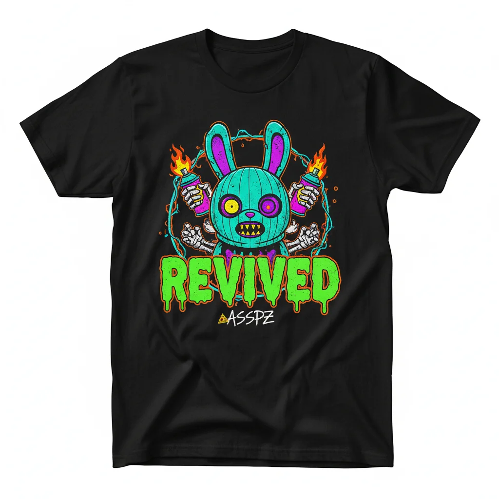 Asspizza Labubu Revived Graphic Tee - Premium Unisex Shirt