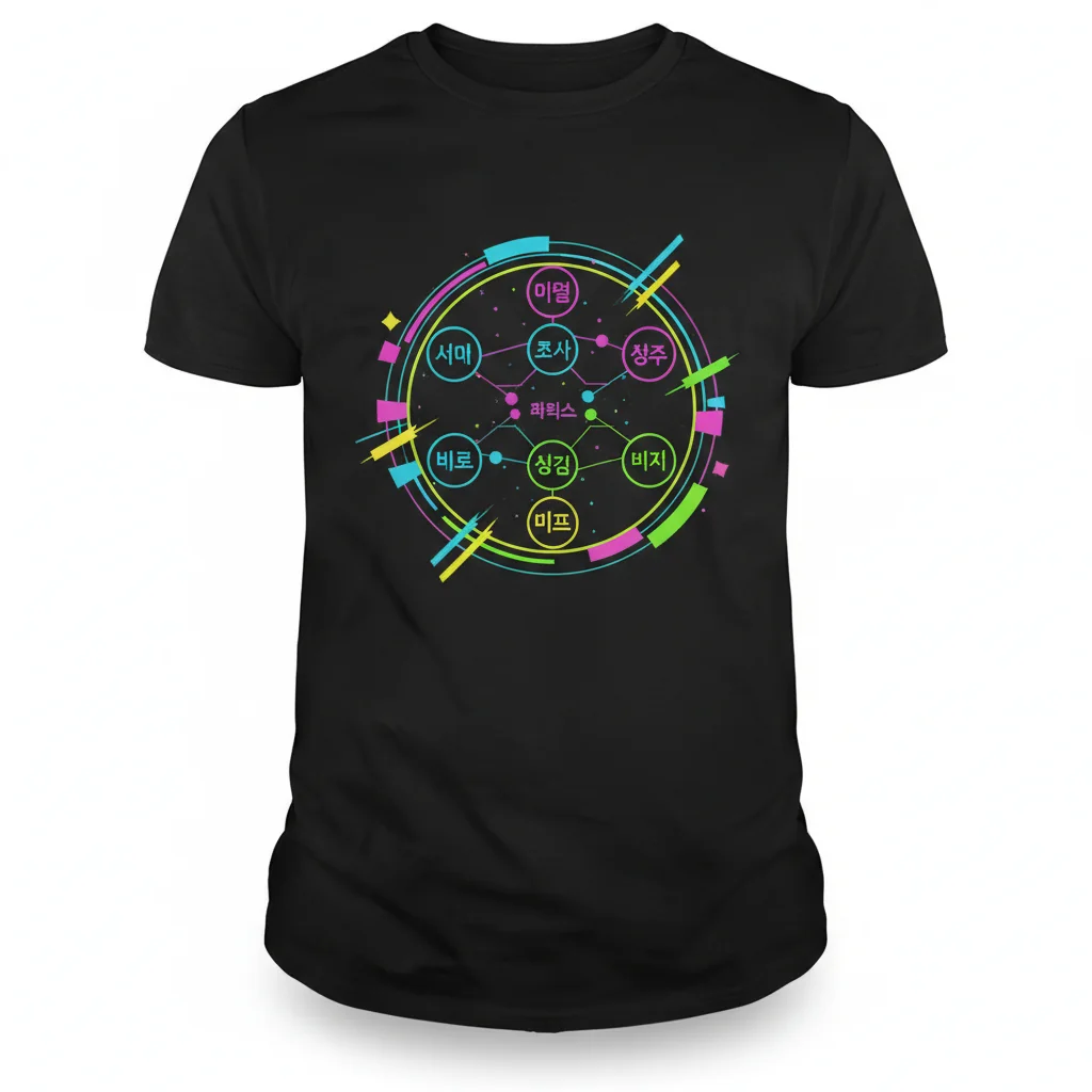 Ateez Hangul Names Essential T-Shirt – K-Pop Fan Apparel