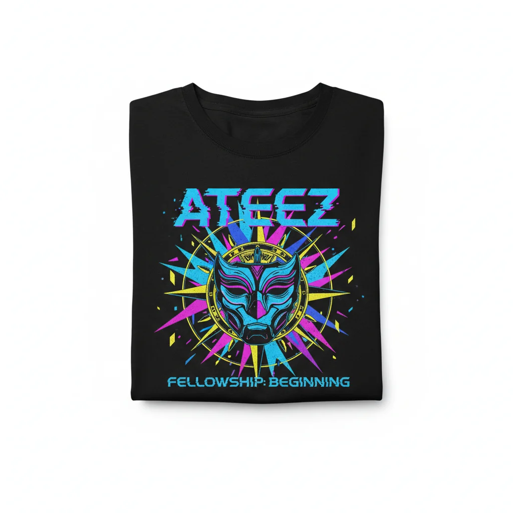ATEEZ "Please Leave" Essential Graphic Tee - Fan Apparel