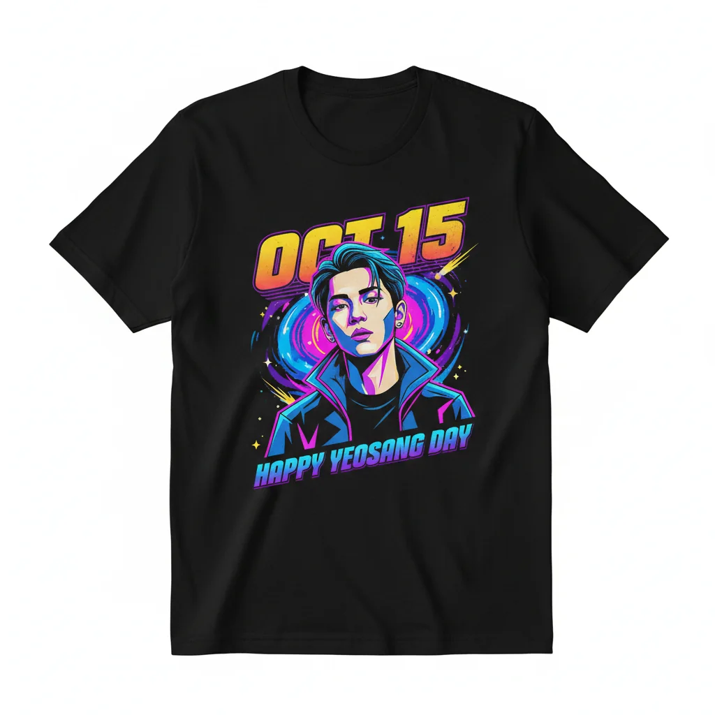Ateez Yeosang Birthday Essential T-Shirt – High-Quality K-Pop Fan Apparel