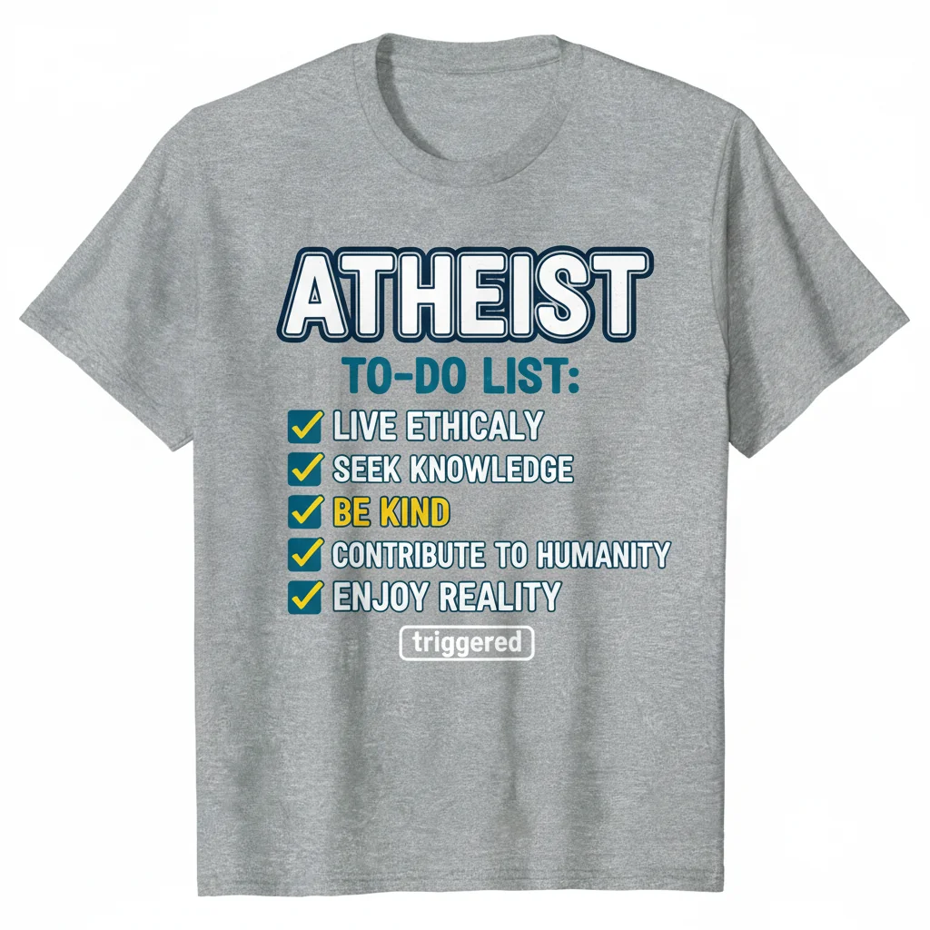 Atheist Design – Embrace Your Uniqueness T-Shirt