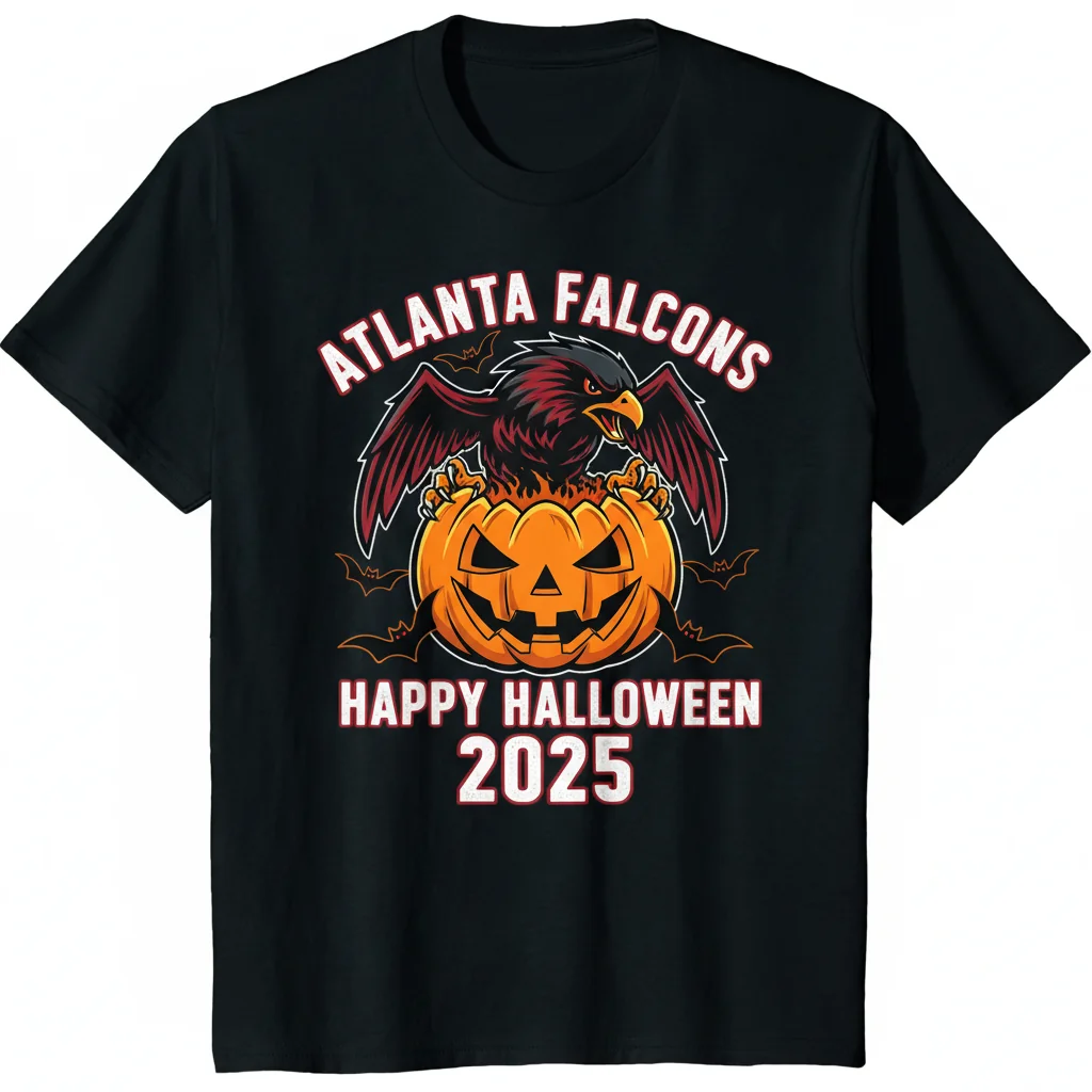 Atlanta Falcons Happy Halloween Shirt | Spooky Fan Apparel